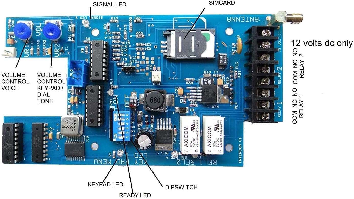 4G GSM Gate Opener Intercom with Keypad - UK Made - 3G Capable - Image 2